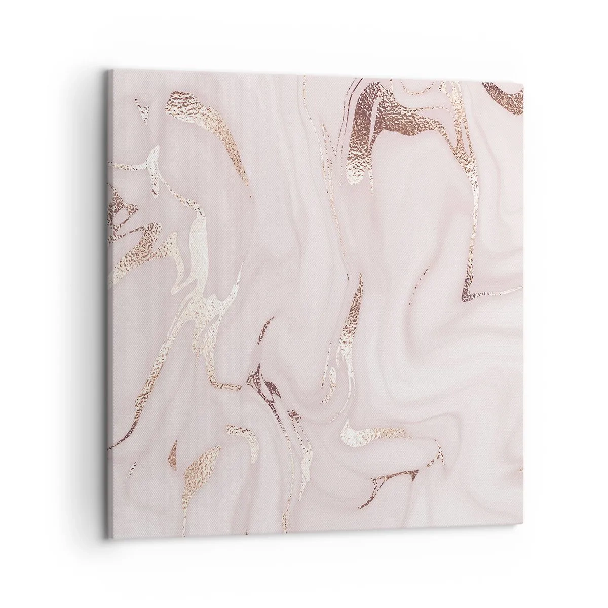 Schilderen op canvas - In een roze sjaal - 50x50 cm