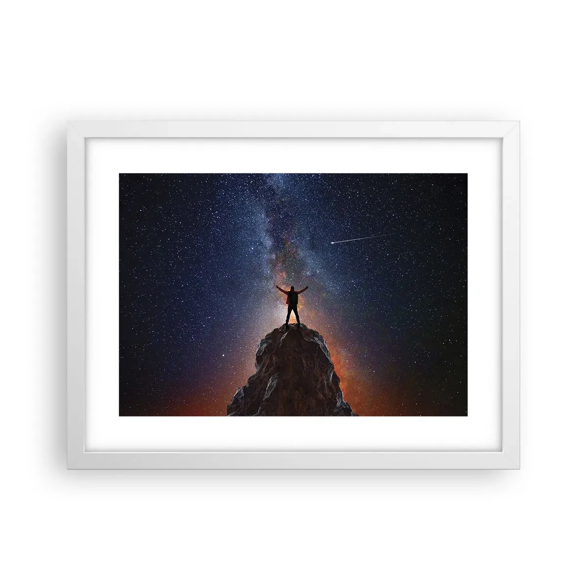 Poster in een witte lijst - De Kracht is bij mij! - 40x30 cm