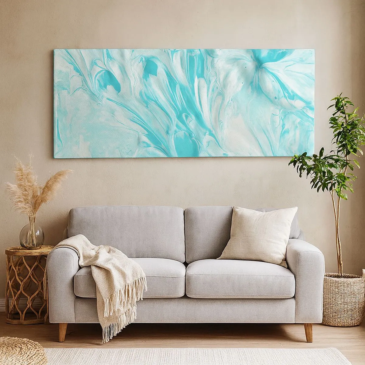 Schilderen op canvas - Voor altijd samen - 100x40 cm