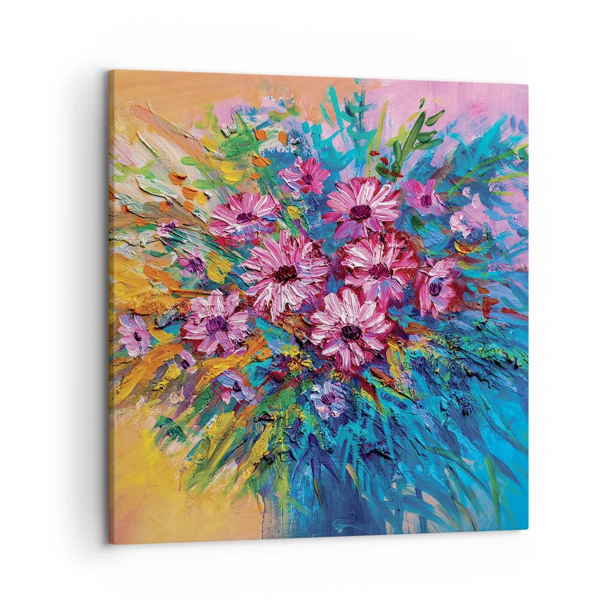 Schilderen op canvas - Levensenergie - 50x50 cm
