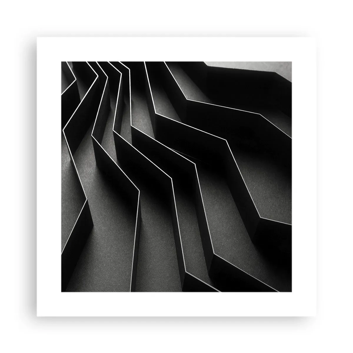 Poster - Ruimtelijke orde - 40x40 cm