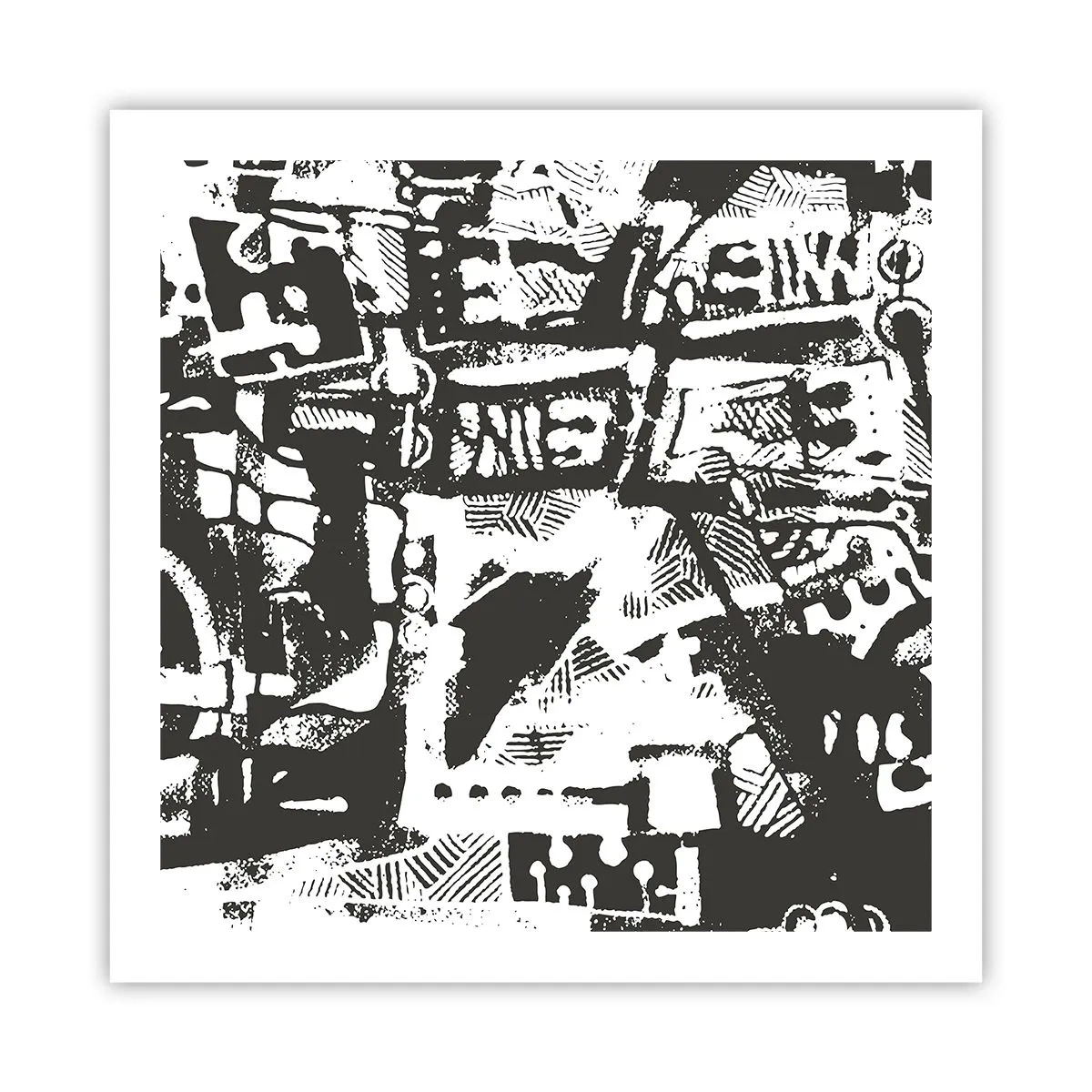 Poster - Orde of chaos? - 60x60 cm
