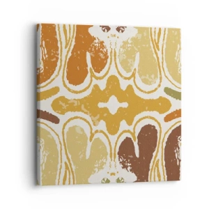 Schilderen op canvas - Sentimentele abstractie - 30x30 cm