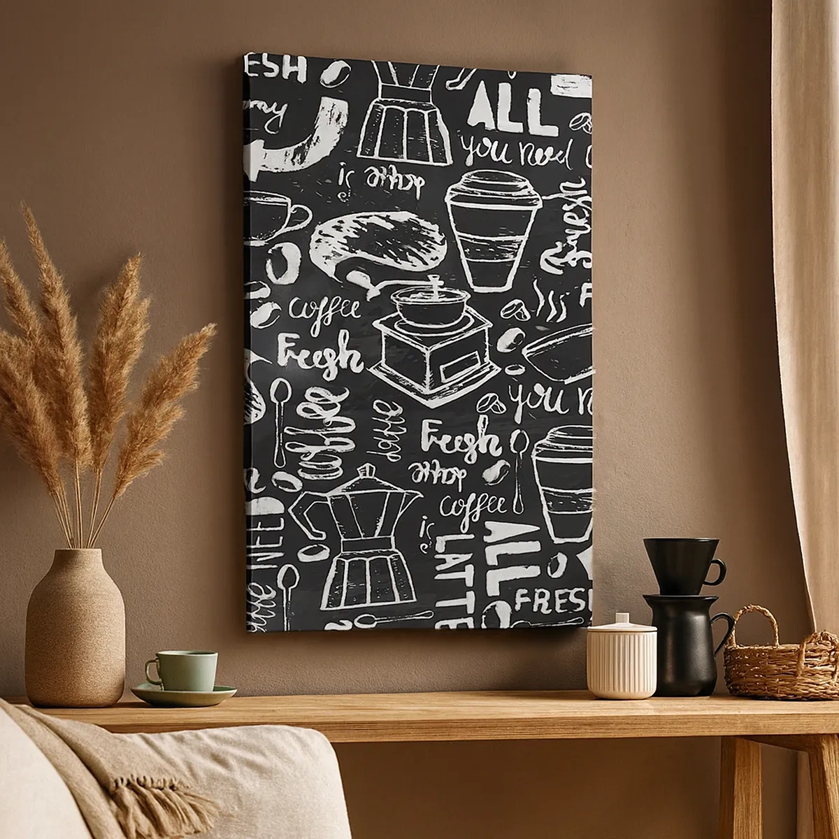 Schilderen op canvas - Alles wat je nodig hebt is… - 50x70 cm