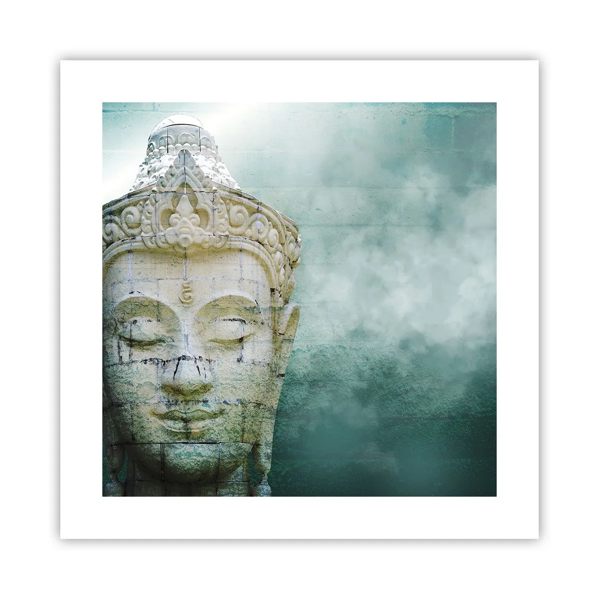 Poster - Op zoek naar het licht - 40x40 cm