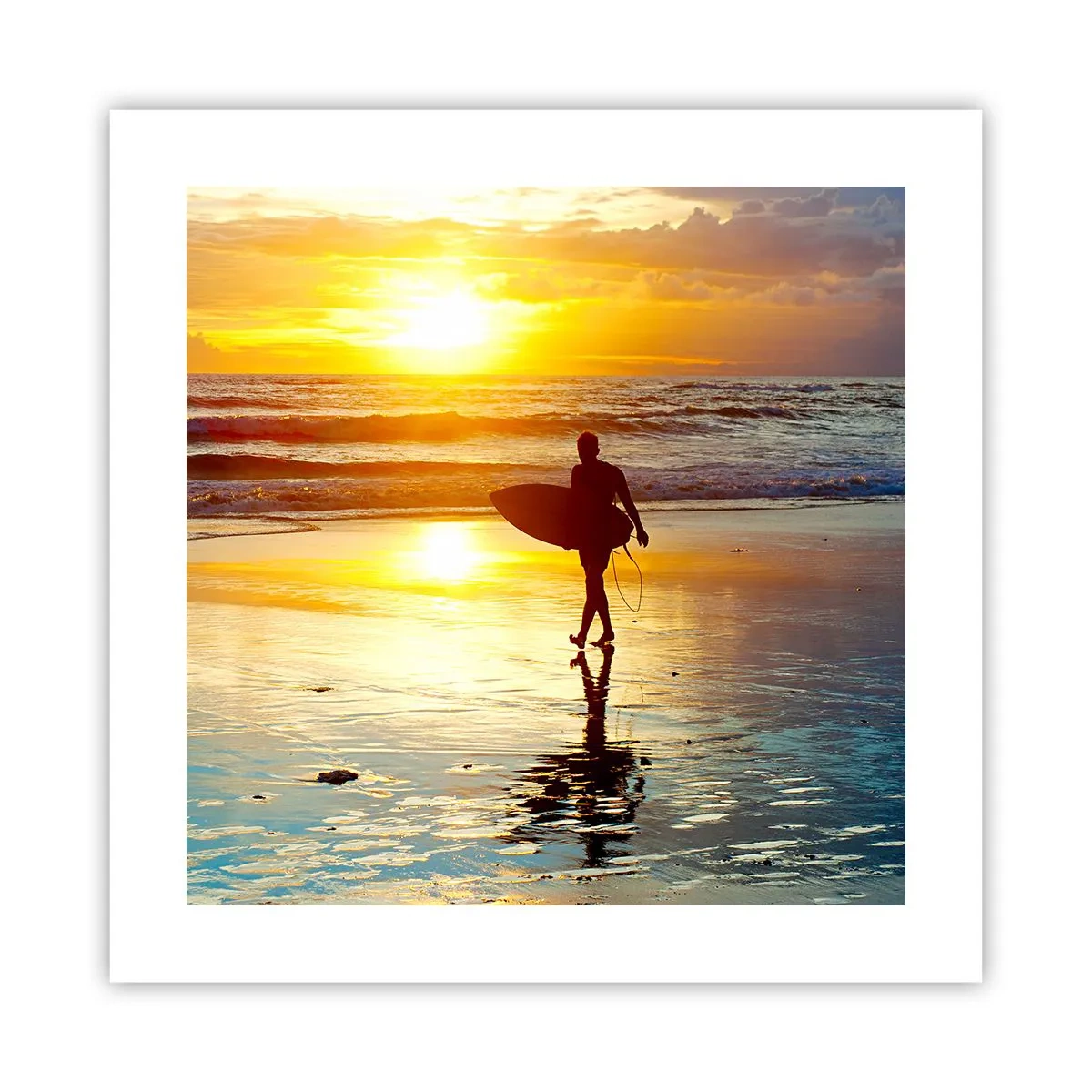 Poster - De terugkeer van de krijger - 40x40 cm