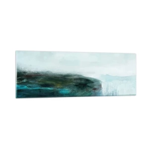 Schilderen op glas - Nautische abstractie - 90x30 cm