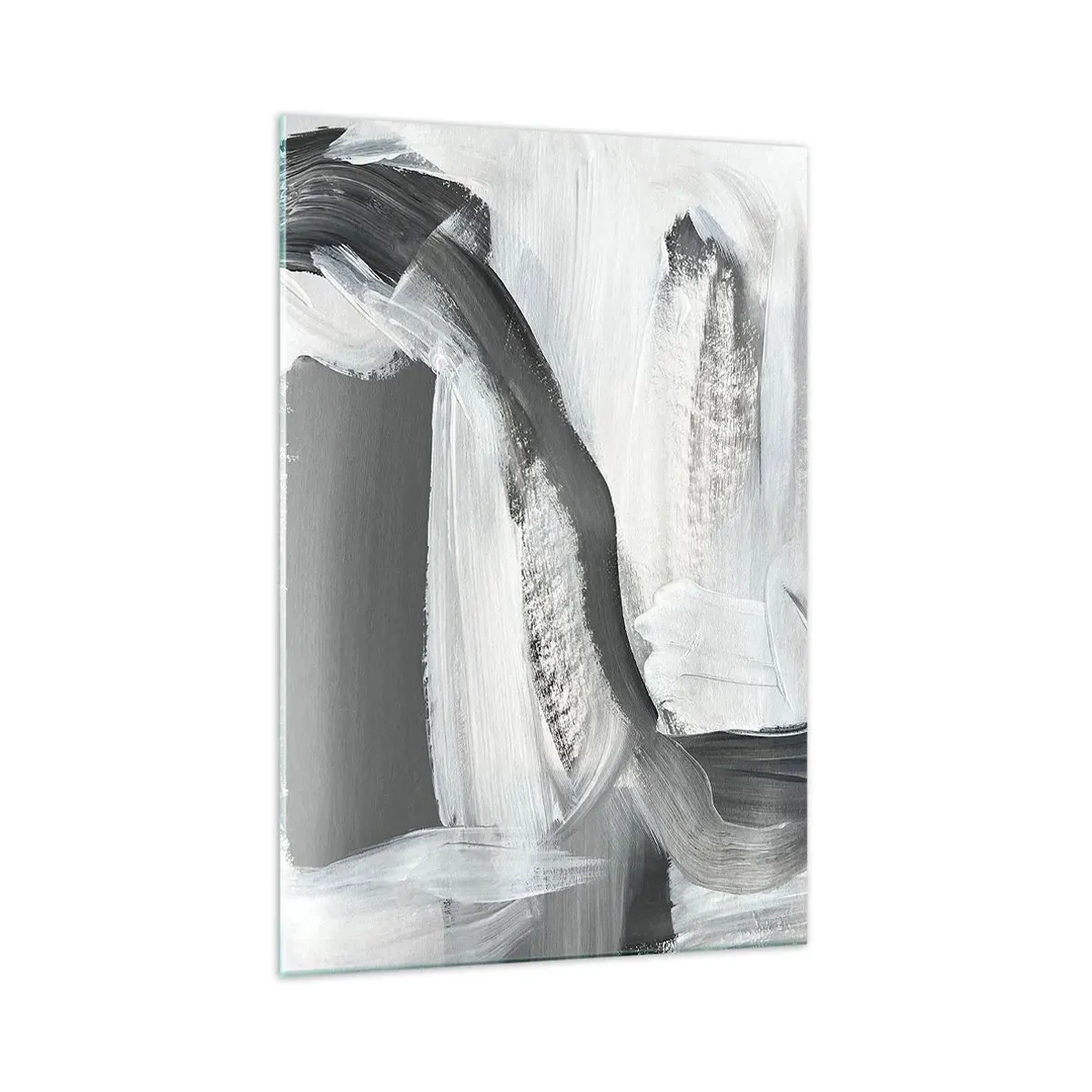 Schilderen op glas - Een beslissende beweging - 70x100 cm