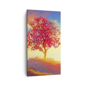 Schilderen op canvas - Pelgrim bij de bestemming - 45x80 cm