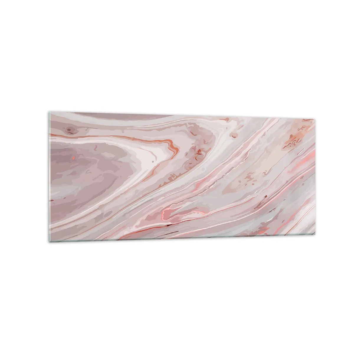 Schilderen op glas - Roze vloeistof - 120x50 cm