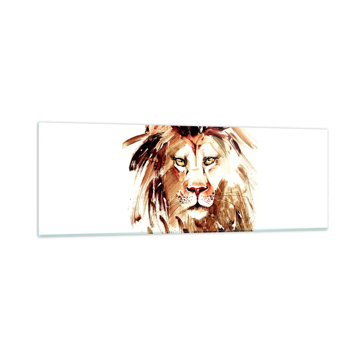 Schilderen op glas - Kracht en waardigheid - 90x30 cm