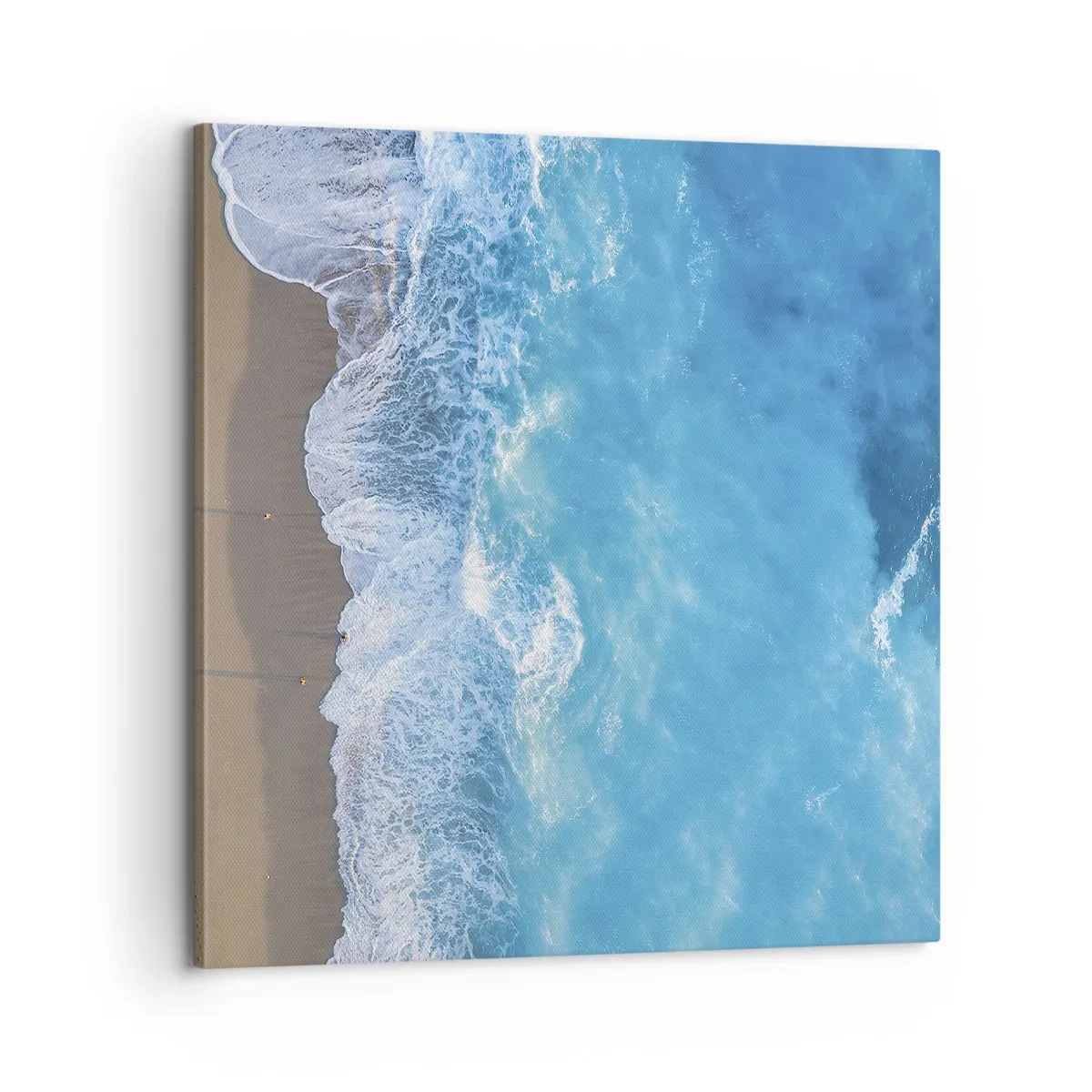 Schilderen op canvas - De kracht van blauw - 60x60 cm