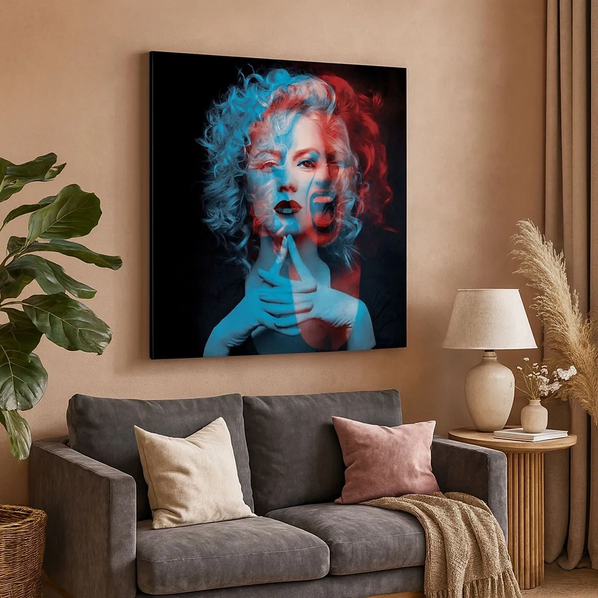 Schilderen op canvas - Alter ego - 30x30 cm