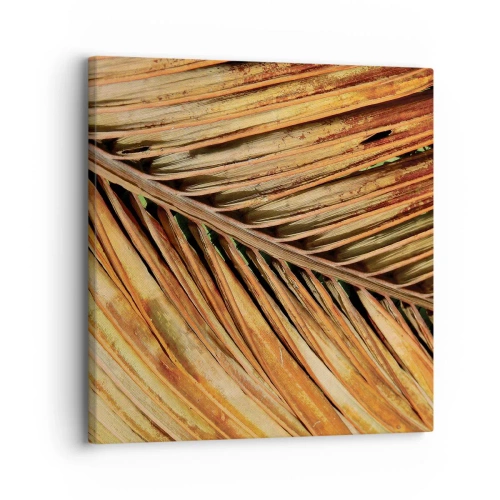 Schilderen op canvas - Kokos goud - 30x30 cm