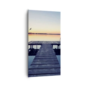 Schilderen op canvas - Dat was een goede dag - 65x120 cm