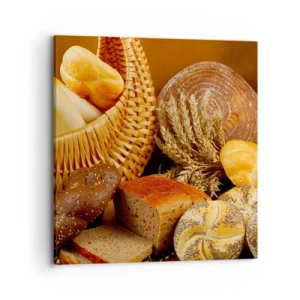 Schilderen op canvas - We kwamen er weer mee weg - 70x70 cm