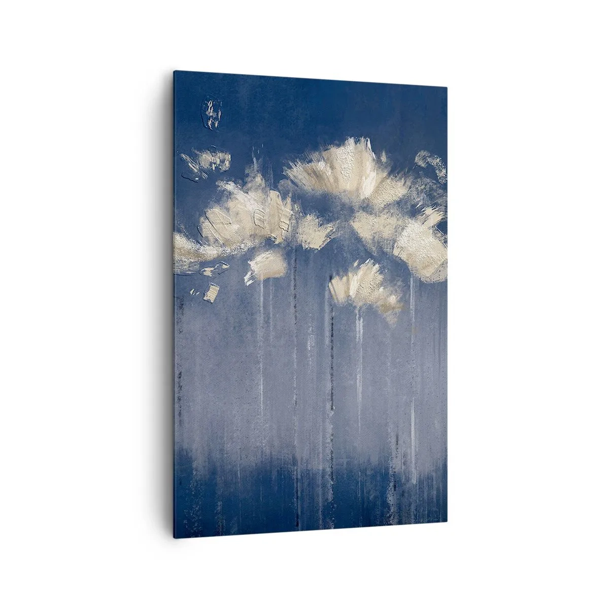 Schilderen op canvas - Als bloemblaadjes in de wind - 80x120 cm
