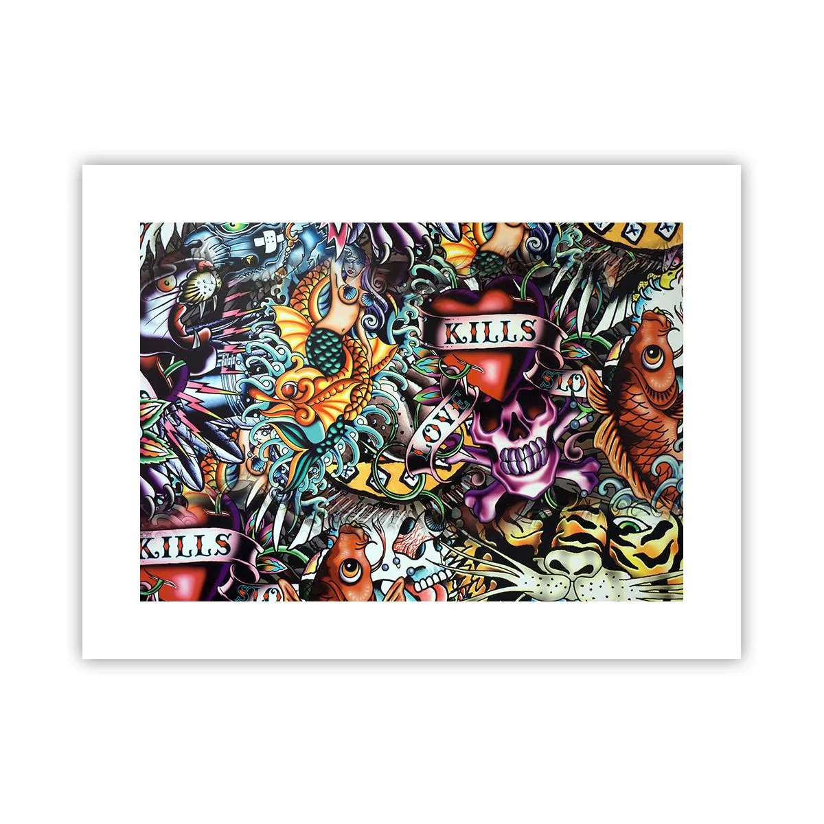 Poster - De droom van de tatoeëerder - 40x30 cm