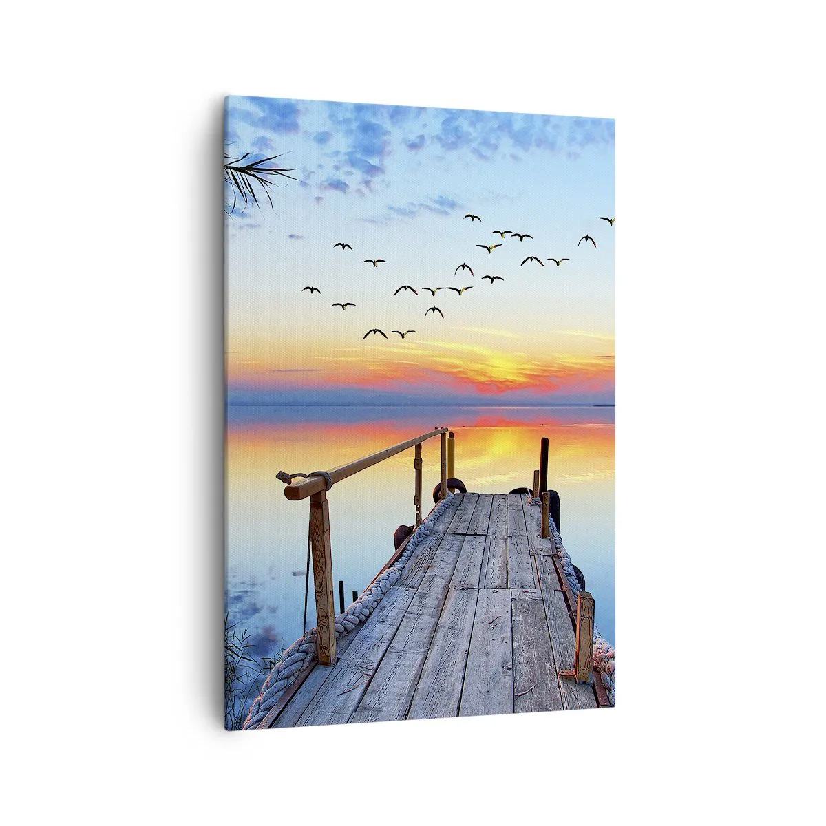Schilderen op canvas - Het is tijd om terug te gaan... - 70x100 cm
