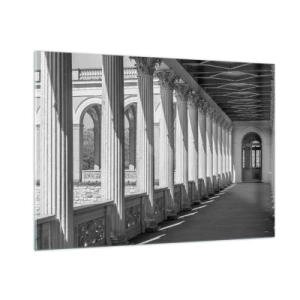 Schilderen op glas - Zonnige arcade - 100x70 cm