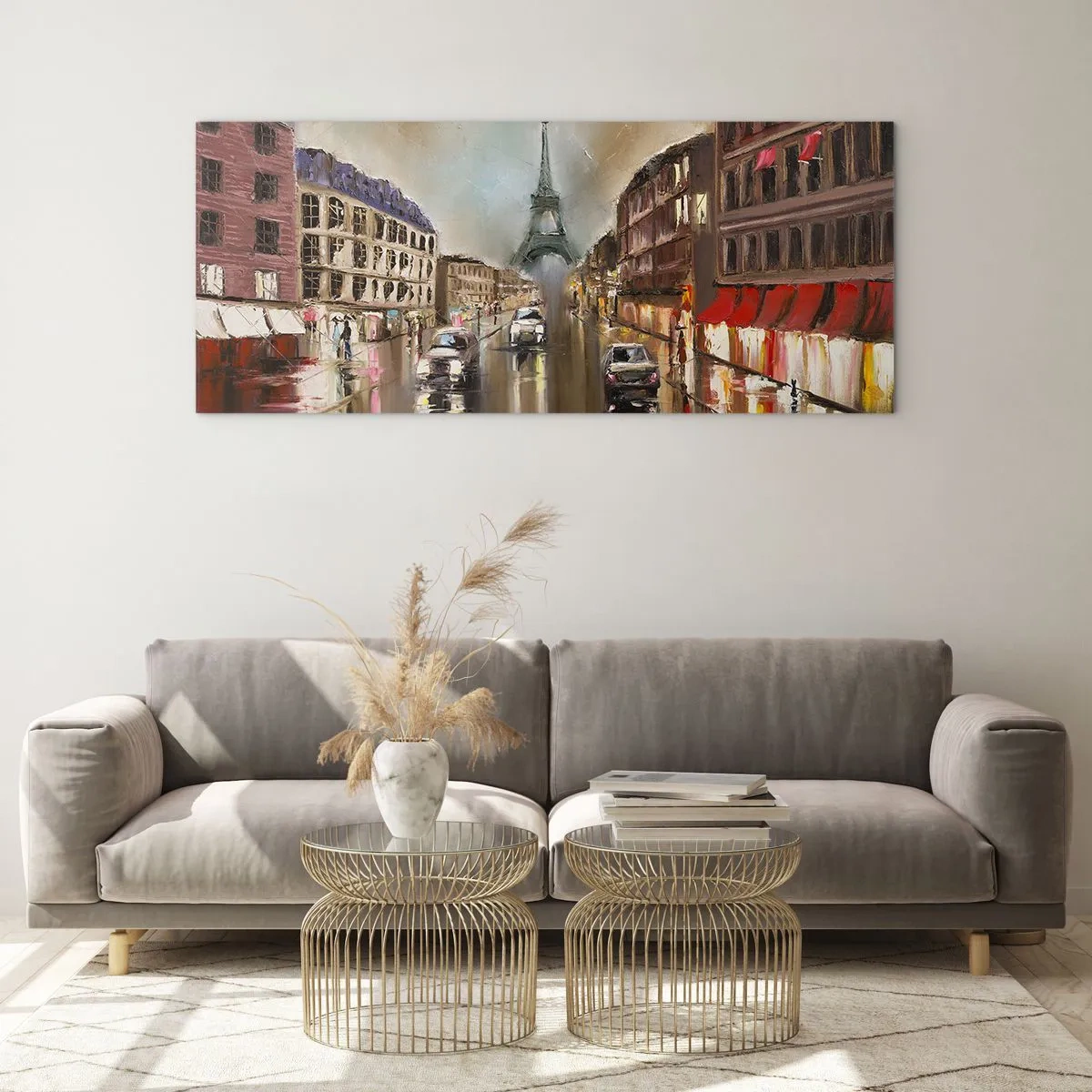 Schilderen op glas - Alleen zij doet ertoe - 120x50 cm