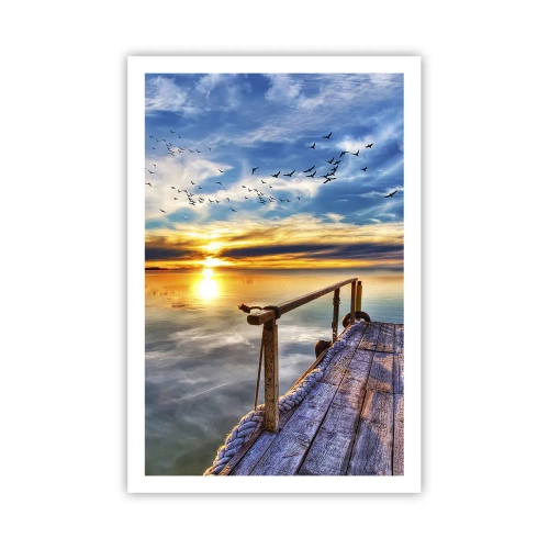 Poster - De wind gaat rusten - 61x91 cm