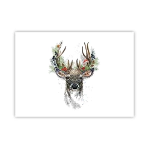 Poster - In een feestelijk gewaad - 70x50 cm