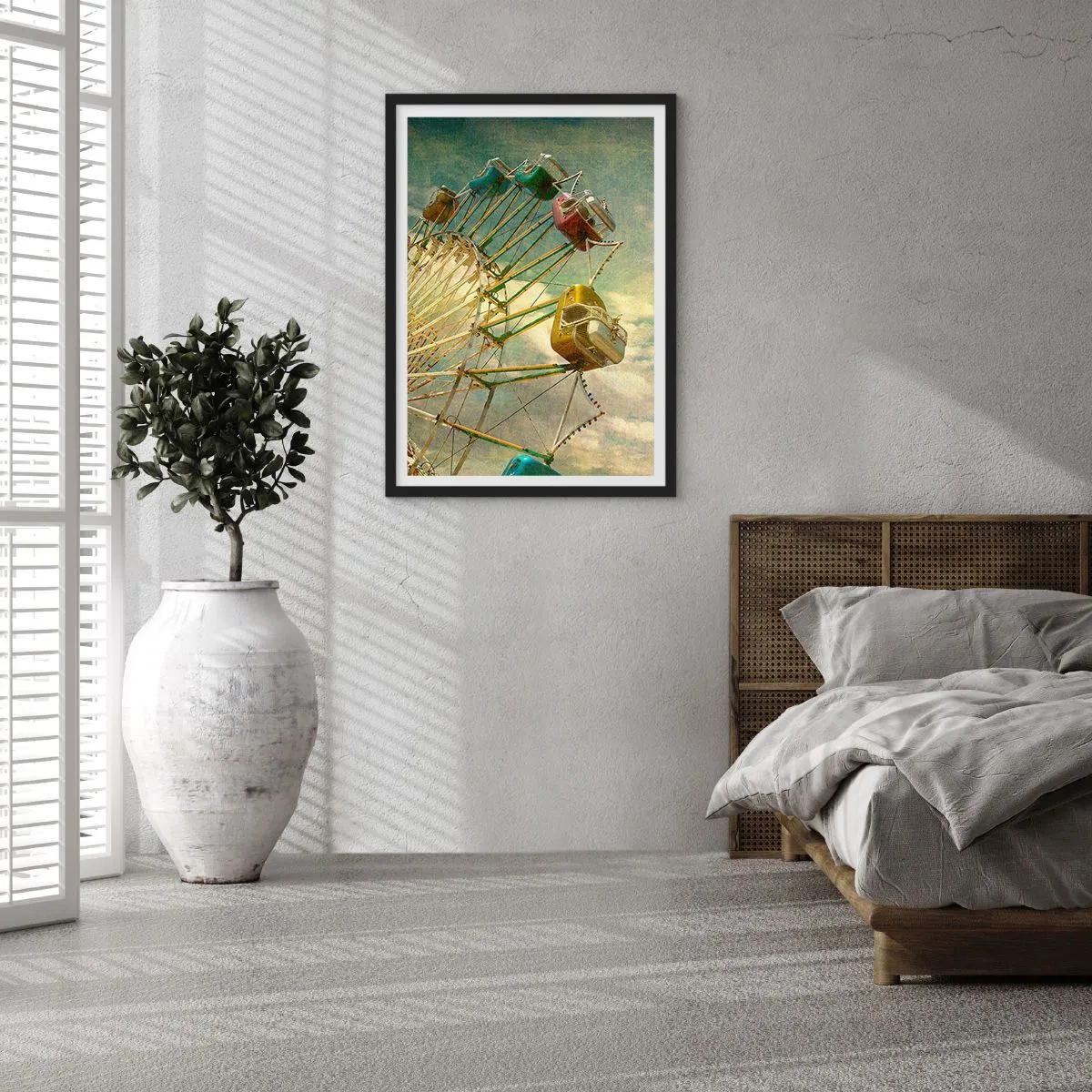 Poster in een zwarte lijst - Het zal zo zijn, het zal leuk zijn..., - 40x50 cm