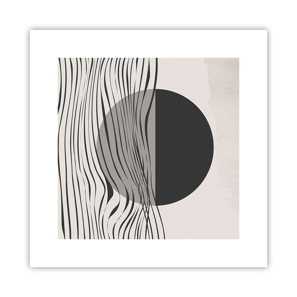 Poster - Halve compositie - 30x30 cm