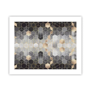 Poster - Diamant samenstelling - 50x40 cm