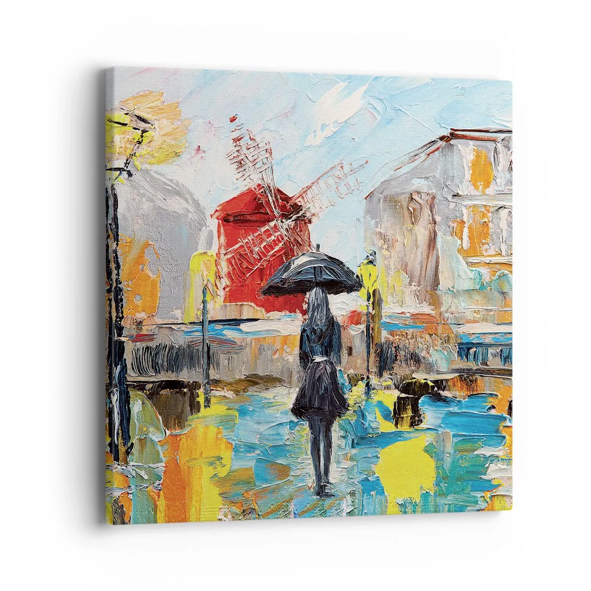 Schilderen op canvas - Parijse legendes - 40x40 cm