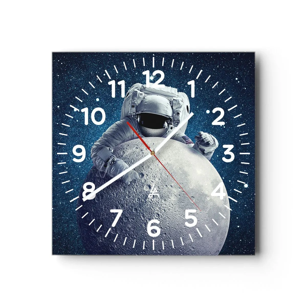 Wandklok - Klok - Ruimte grappenmaker - 30x30 cm