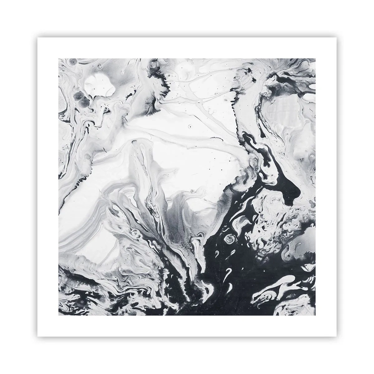 Poster - Het binnenste van de aarde - 50x50 cm