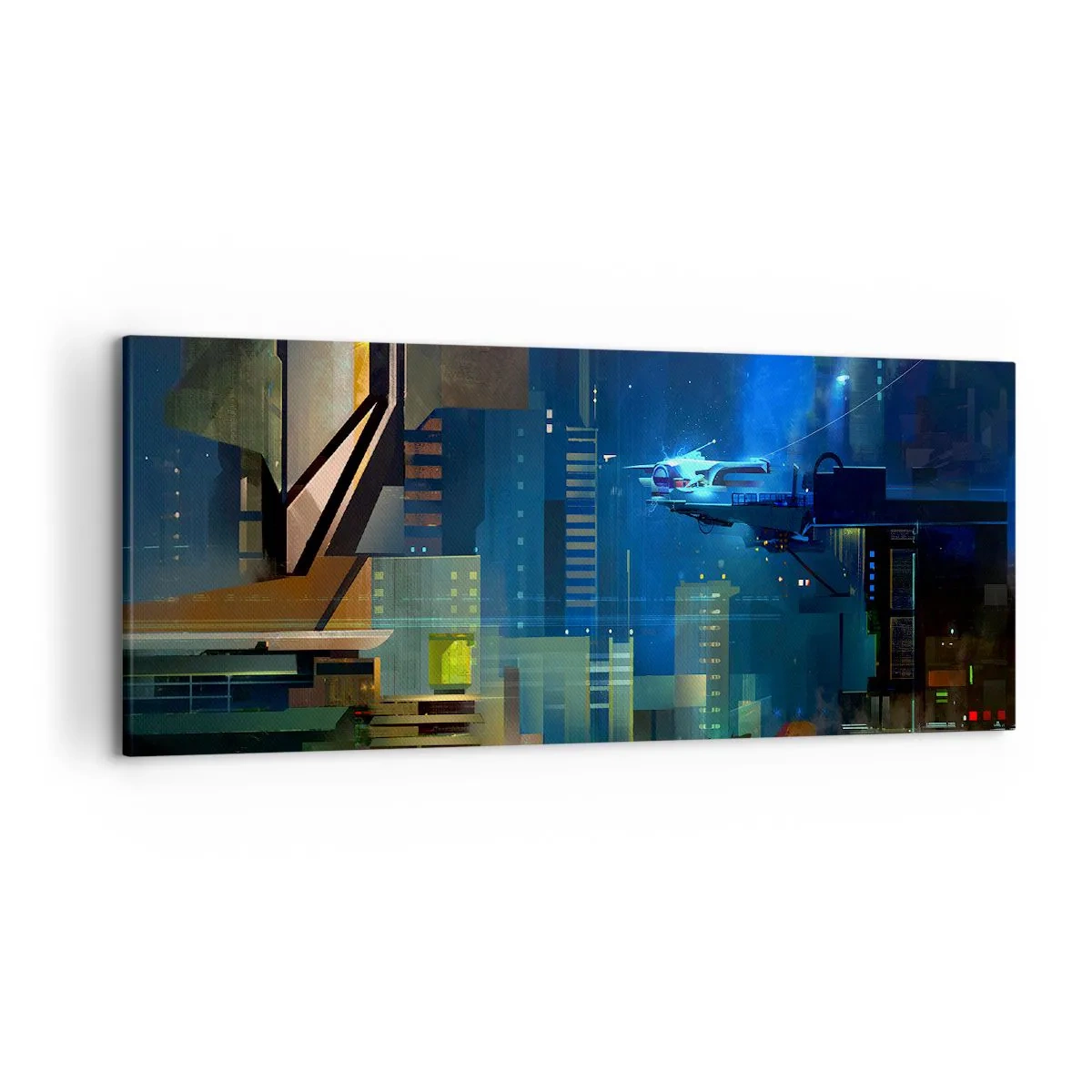 Schilderen op canvas - In de nabije toekomst - 120x50 cm