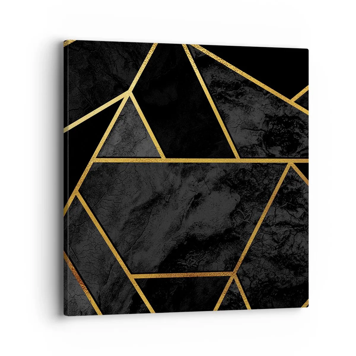 Schilderen op canvas - Duisternis en glans - 40x40 cm