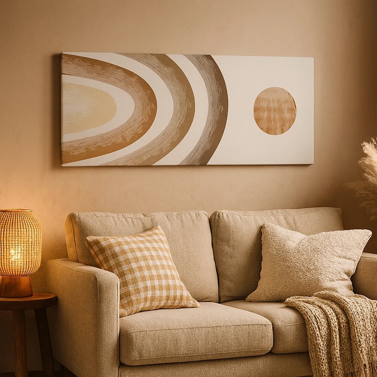 Schilderen op canvas - In een sterrenstelsel ver, ver weg - 30x30 cm