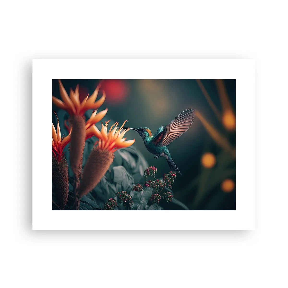 Poster - een werkelijk kleurrijk leven - 40x30 cm