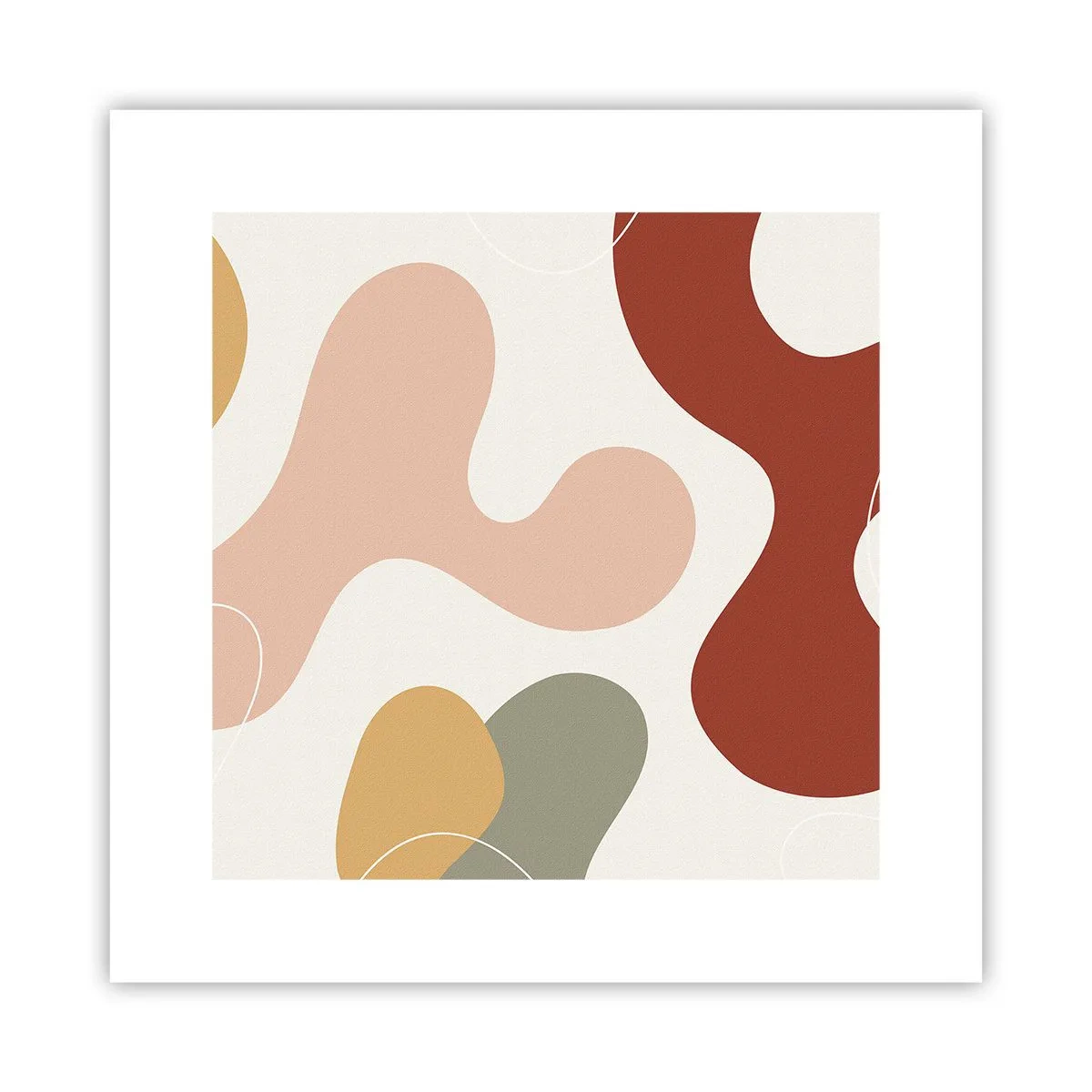 Poster - Kronkels of krullen? - 30x30 cm