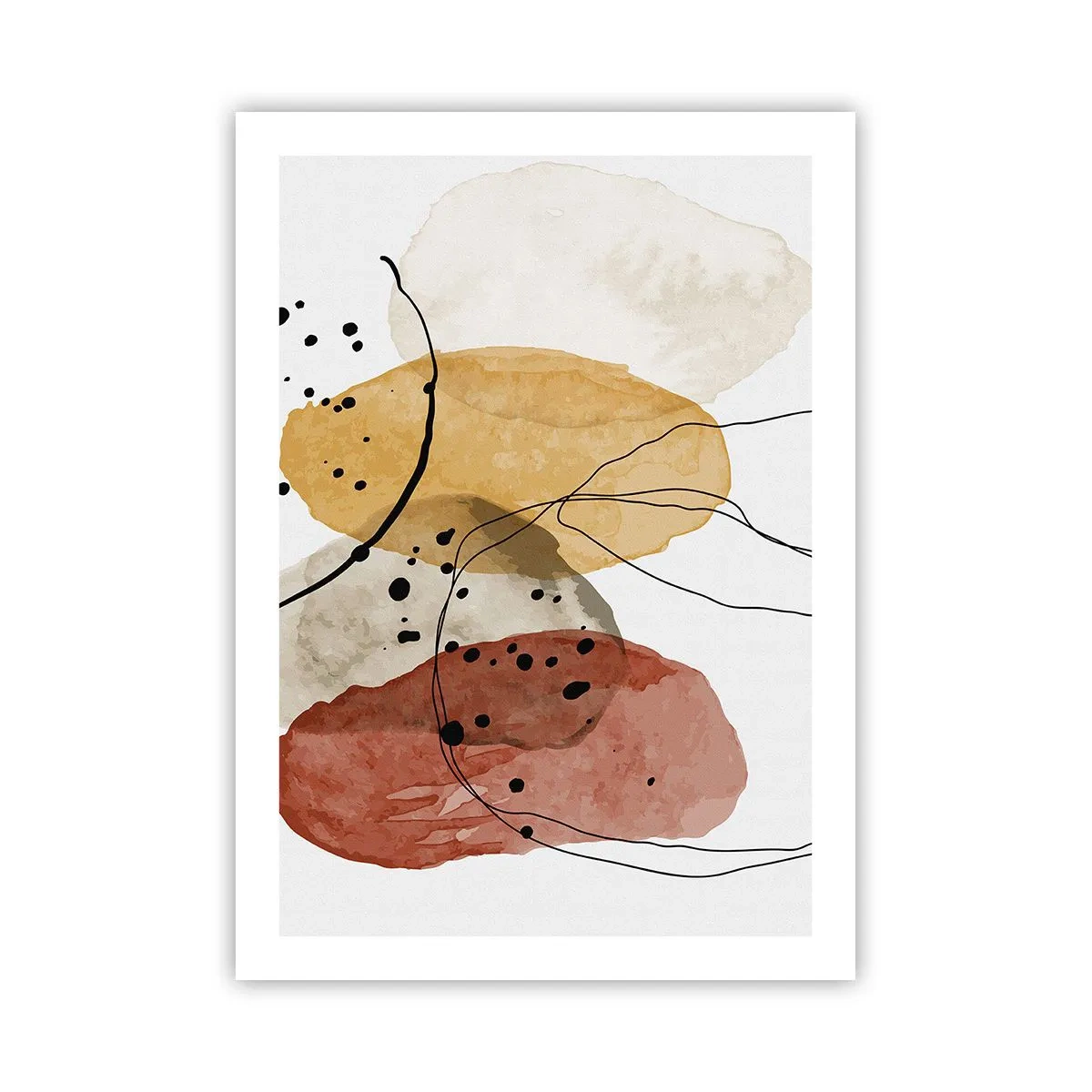 Poster - Als lichte, transparante lucht - 50x70 cm