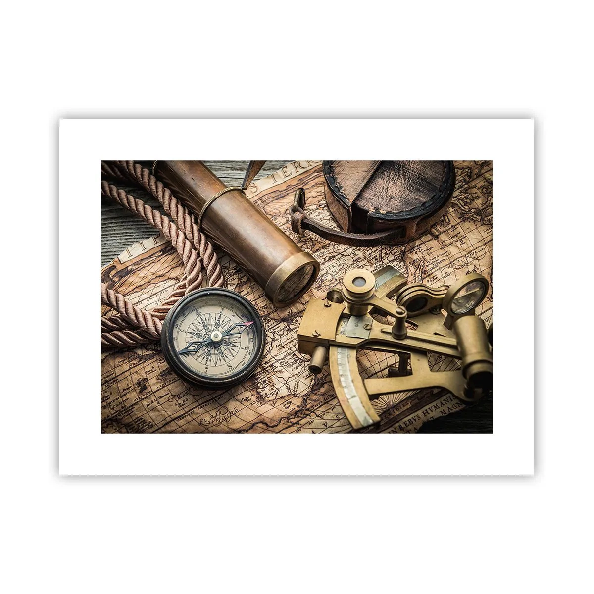 Poster - Zet koers - 40x30 cm