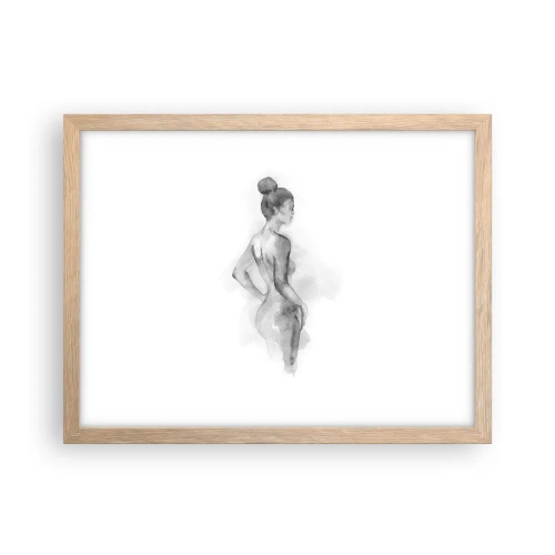 Een poster in een licht eiken lijst - Prachtig als schilderij - 40x30 cm