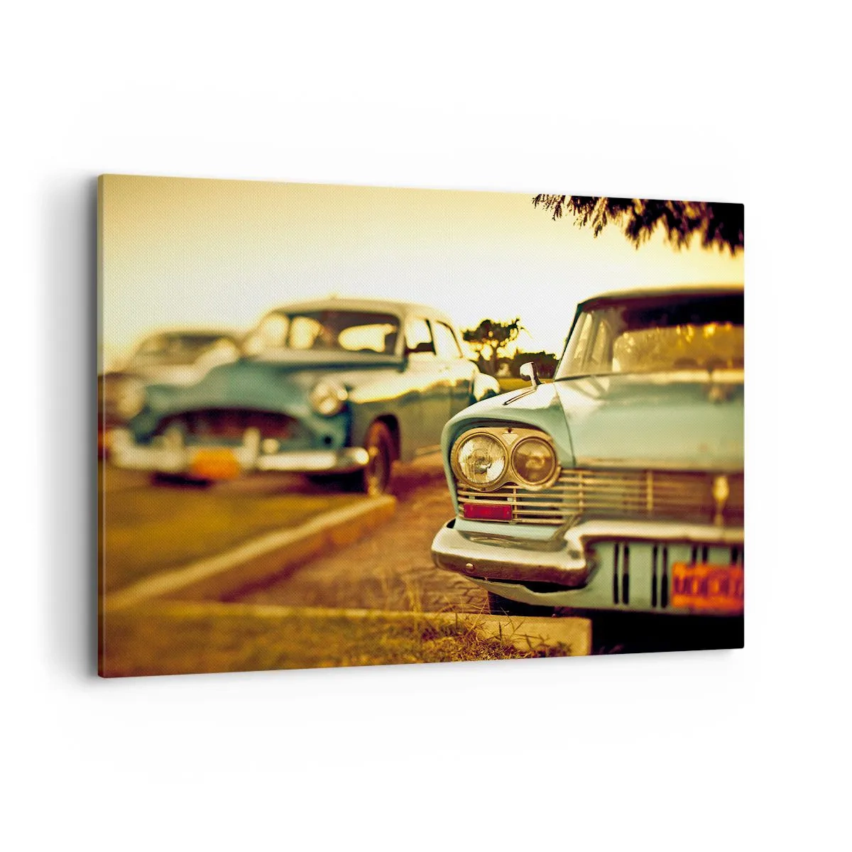 Schilderen op canvas - Maar afwachten - 100x70 cm