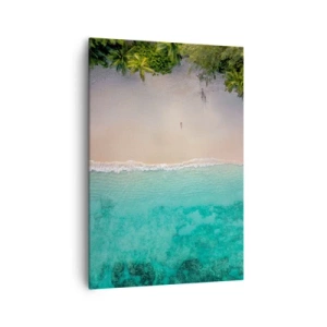 Schilderen op canvas - Paradijsstrand - 70x100 cm
