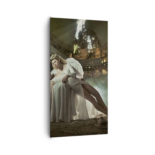 Schilderen op canvas - De geest van het oude theater - 65x120 cm