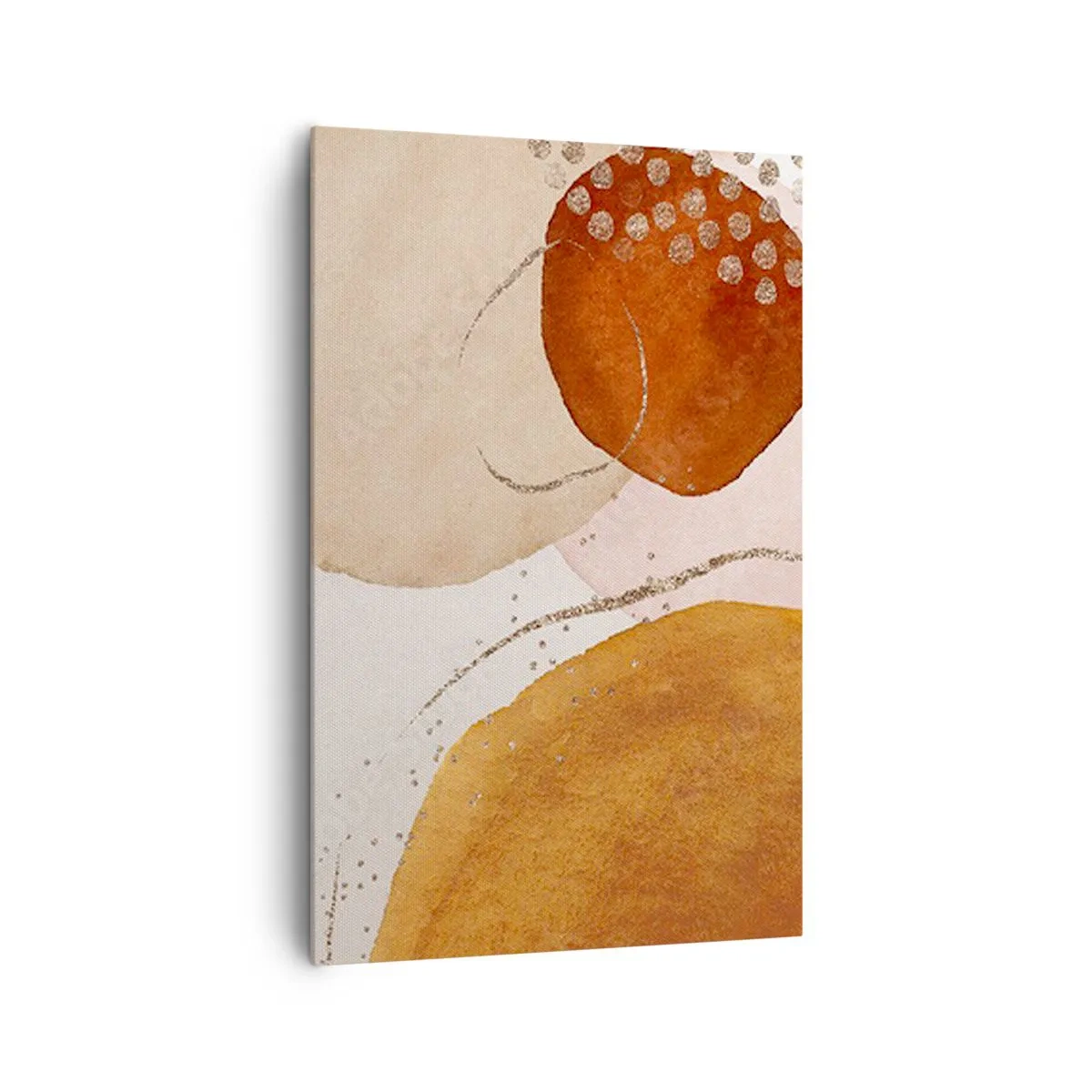 Schilderen op canvas - Rondheid en beweging - 80x120 cm