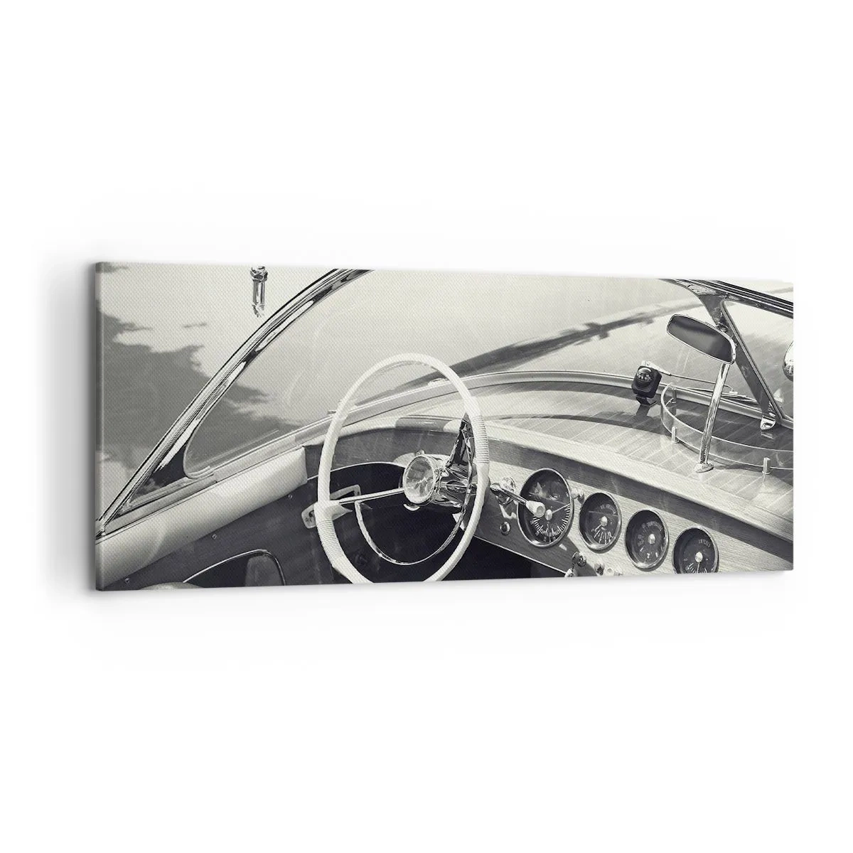Schilderen op canvas - Weer voor de rijken - 100x40 cm