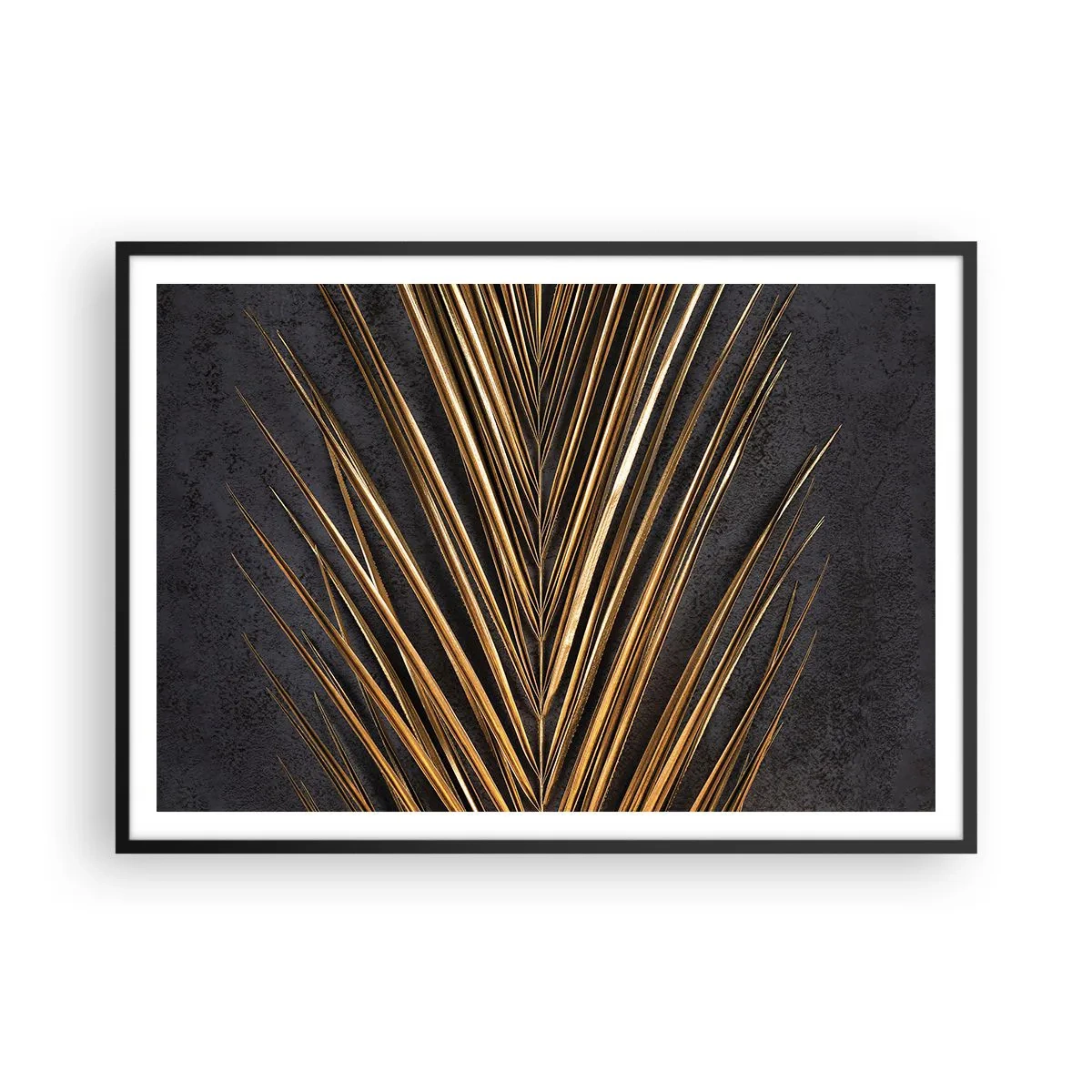 Poster in een zwarte lijst - Het goud van de tropen - 100x70 cm