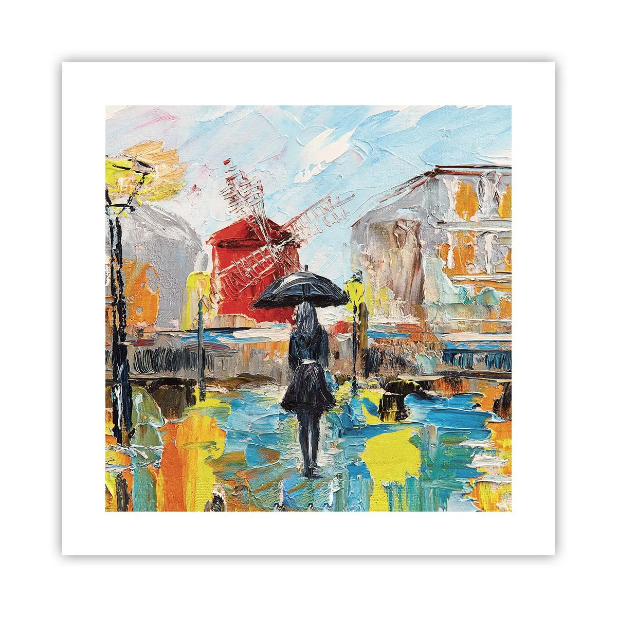 Poster - Parijse legendes - 40x40 cm