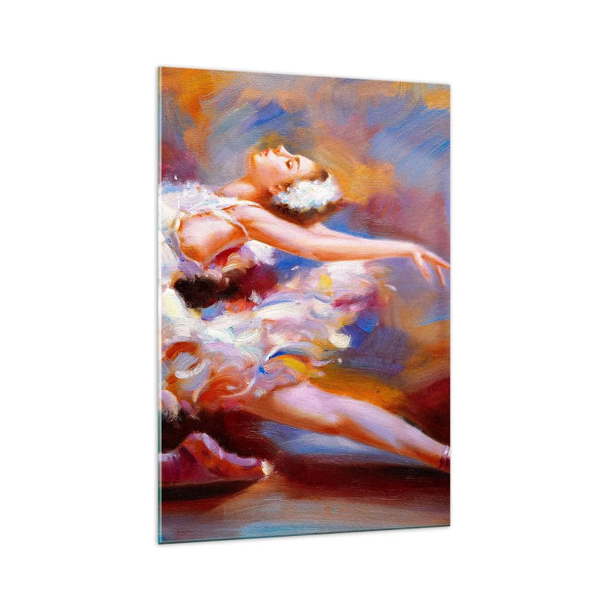 Schilderen op glas - Zwaan gratie - 70x100 cm