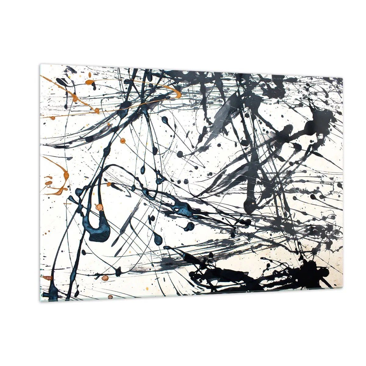Schilderen op glas - Expressionistische abstractie - 120x80 cm